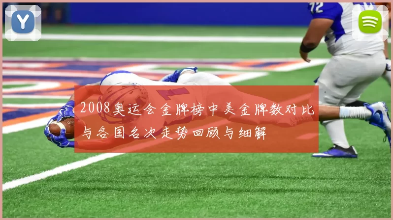 2008奥运会金牌榜中美金牌数对比与各国名次走势回顾与细解